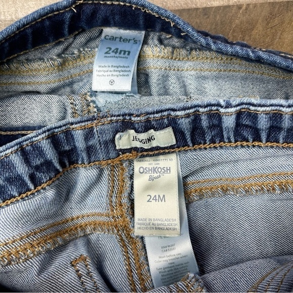 OshKosh/Carters Girls Denim Bundle size 24 Months - Picture 4 of 7
